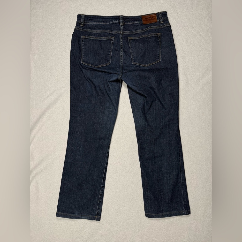 2/$30 LRL Lauren Jeans Co Ankle Length Straight Leg Jeans Size 10 #2198 - Picture 6 of 6